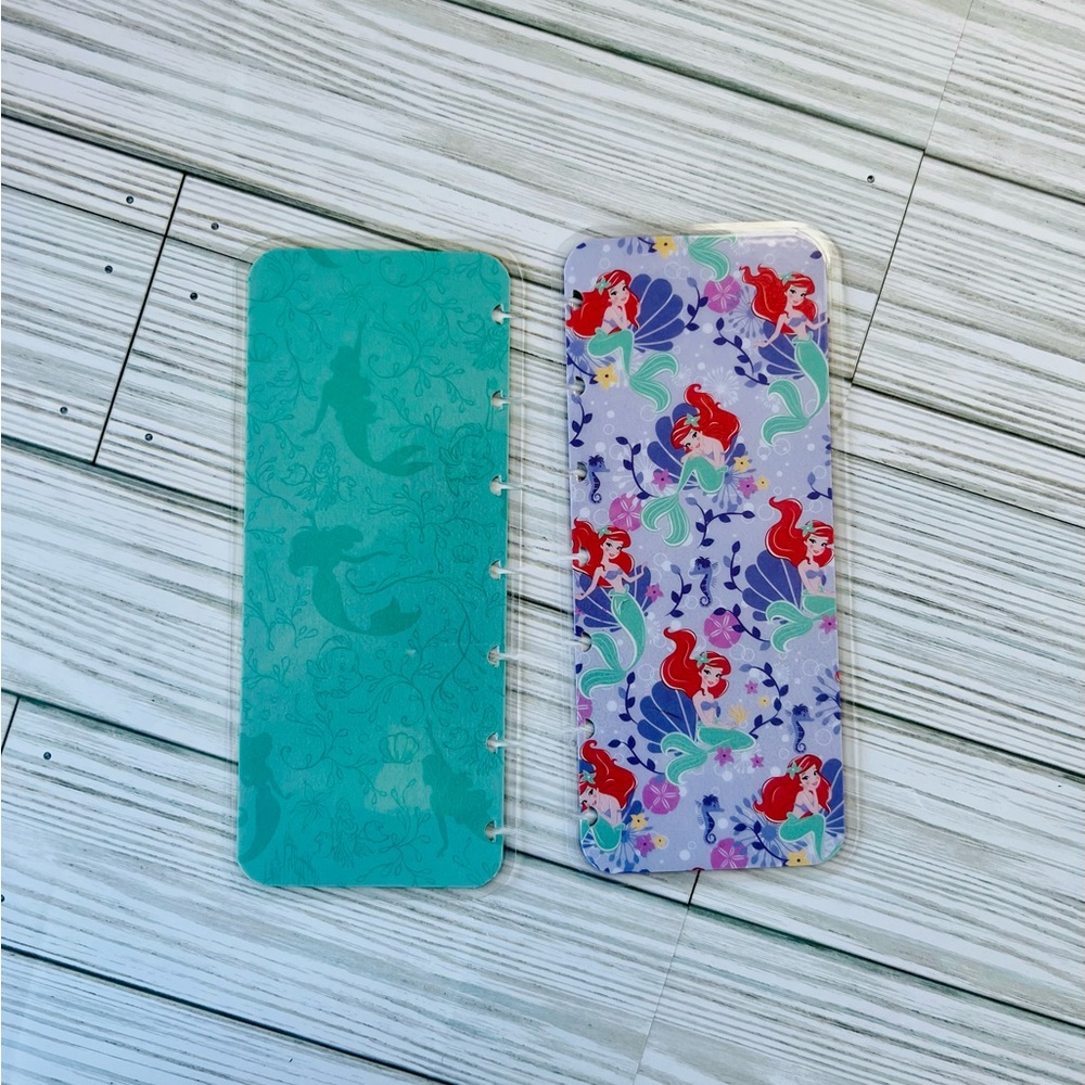 Happy planner skinny mini size weekly layout Disney Princess Ariel mermaid - Picture 5 of 12